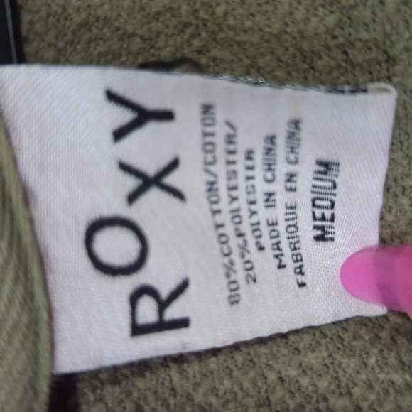 Y2K Roxy Camo Hoodie Jacket Medium - Picture 8 of 9